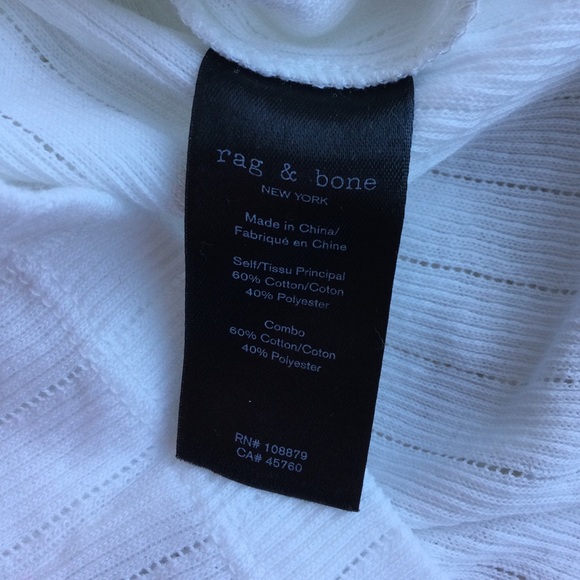 rag & bone women’s ribbed top - Picture 9 of 10